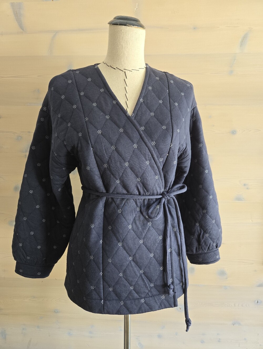NWOT Madewell Quilted Wrap Jacket M